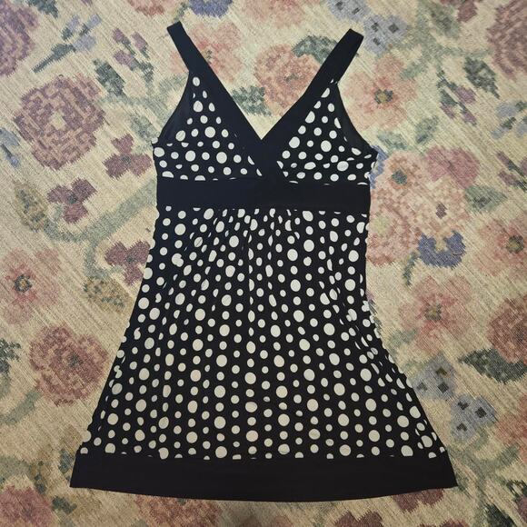 Polka Dot Sleeveless Dress - Picture 1 of 3